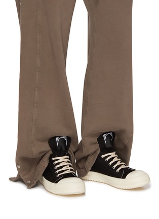 Figure View - Click To Enlarge - RICK OWENS DRKSHDW - Overdyed Denim Suede Men's Sneakers