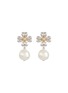 Main View - Click To Enlarge - SSIL - Silver Gold-and-Rhodium-Plated Earrings