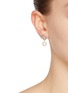 Figure View - Click To Enlarge - SSIL - Silver Gold-and-Rhodium-Plated Earrings