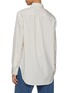 Back View - Click To Enlarge - RAG & BONE - Maxine Asymmetrical Hem Striped Cotton Shirt