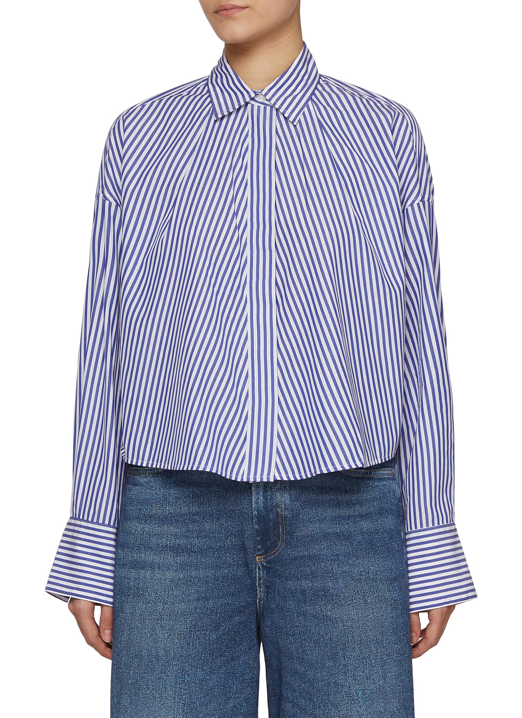 RAG & BONE | Martha Striped Cotton Poplin Shirt | Women
