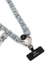 Detail View - Click To Enlarge - VENNA - Love Denim On Chain Phone Strap
