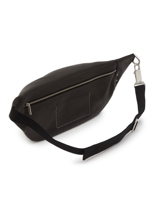 Detail View - Click To Enlarge - RICK OWENS  - Leather Marsupio Bag