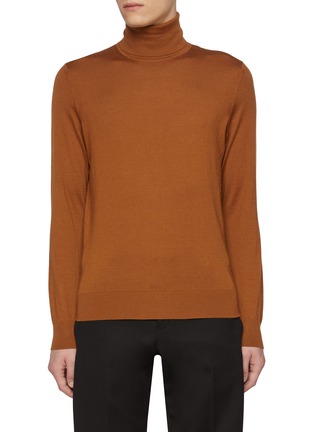 Main View - Click To Enlarge - ZEGNA - Cashmere Silk Knit Turtleneck