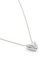 Detail View - Click To Enlarge - MISSOMA - Puffy Heart Pendant Rhodium Plated Brass Necklace