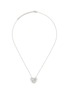 Main View - Click To Enlarge - MISSOMA - Puffy Heart Pendant Rhodium Plated Brass Necklace