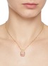 Figure View - Click To Enlarge - MISSOMA - Rhodochrosite Lena Charm 18K Gold Plated Sterling Silver Necklace