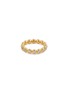 Main View - Click To Enlarge - MISSOMA - 18K Gold Plated Sterling Silver Tennis Stacking Ring — Size 51