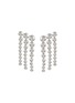 Main View - Click To Enlarge - MISSOMA - Beaded Waterfall Rhodium Plated Sterling Silver Earrings