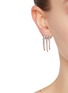 Figure View - Click To Enlarge - MISSOMA - Beaded Waterfall Rhodium Plated Sterling Silver Earrings