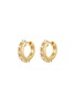 Main View - Click To Enlarge - MISSOMA - 18K Gold Plated Sterling Silver Pearl Huggie Earrings