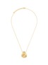 Main View - Click To Enlarge - MISSOMA - 18K Gold Plated Brass Mother of Pearl Donut Bottle Pendant Necklace