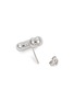 Detail View - Click To Enlarge - MISSOMA - Rhodium Plated Brass Puffy Heart Stud Earrings