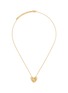 Main View - Click To Enlarge - MISSOMA - 18K Gold Plated Brass Puffy Heart Pendant Necklace