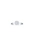 LC COLLECTION JEWELLERY Flower 18K White Gold Diamond Ring — US 7