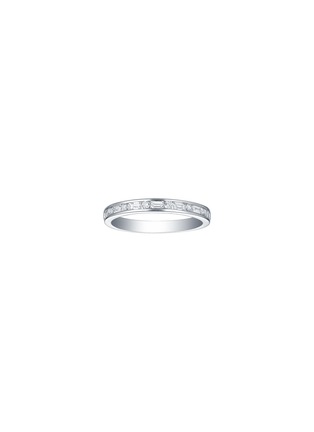 Main View - Click To Enlarge - LC COLLECTION JEWELLERY - Diamond 18K White Gold Ring — US 7