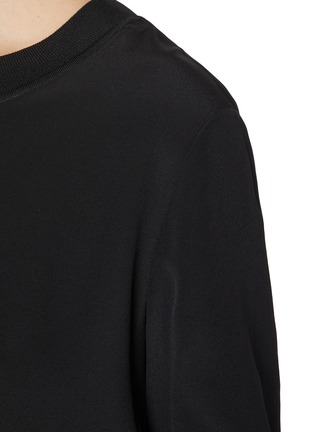  - JOSEPH - Rubin Crewneck Silk Blouse