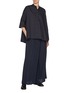 Figure View - Click To Enlarge - JOSEPH - Tibre Pleated Cropped Wide Leg Pants