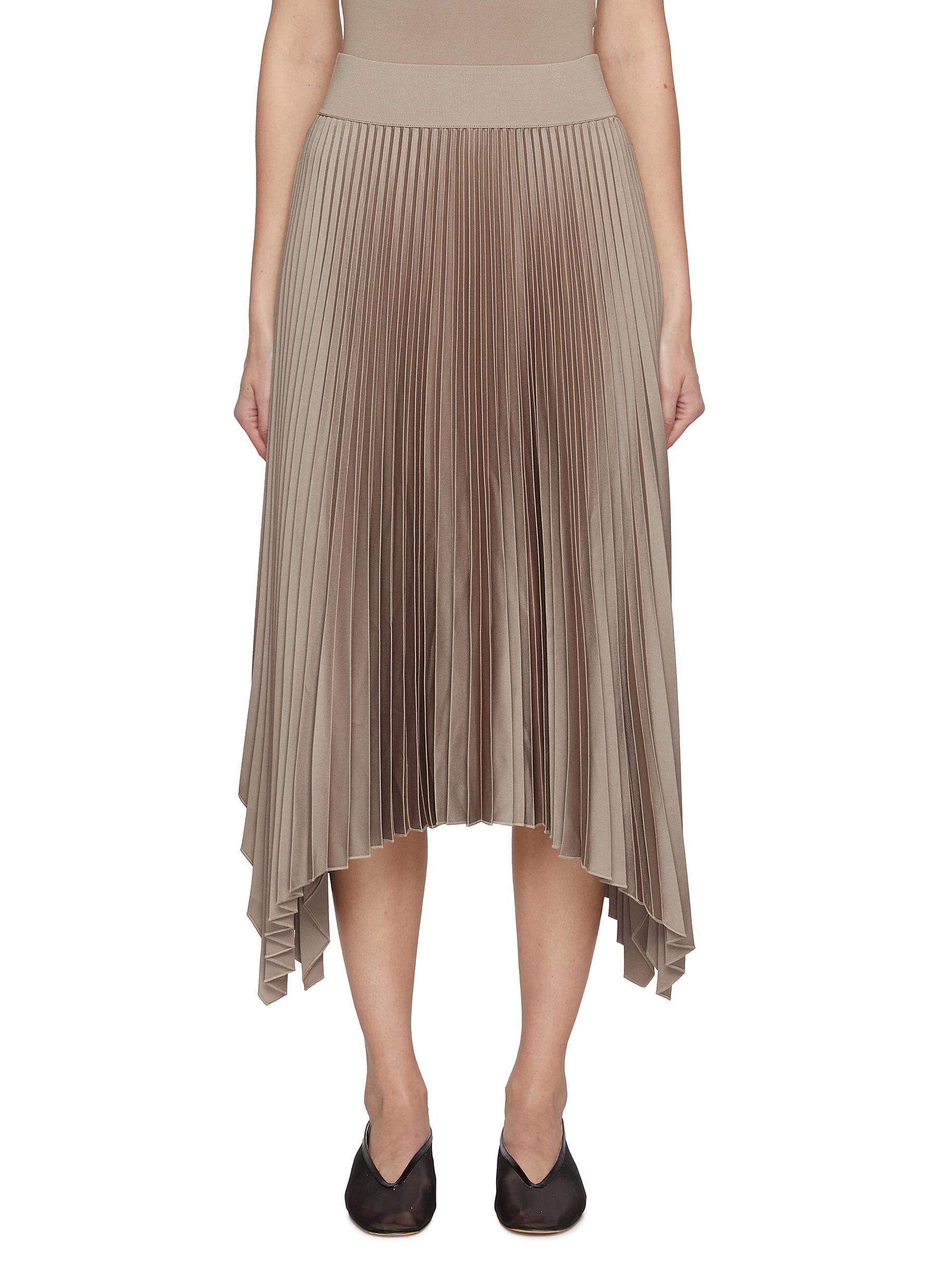 JOSEPH | Asymmetrical Pleated Skirt | Women | Lane Crawford