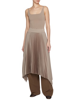 Figure View - Click To Enlarge - JOSEPH - Asymmetrical Pleated Skirt