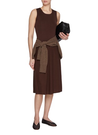 Figure View - Click To Enlarge - JOSEPH - Satiny Ribbed Dress