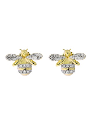 Main View - Click To Enlarge - LC COLLECTION JEWELLERY - Diamond 14K Gold Earrings
