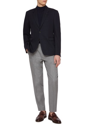 Figure View - Click To Enlarge - LARDINI - Single Breasted Blazer