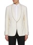 Main View - Click To Enlarge - LARDINI - Shawl Lapel Virgin Wool Blend Dinner Jacket