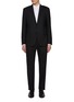 Main View - Click To Enlarge - LARDINI - Notch Lapel Single Breasted Wool Blend Suit