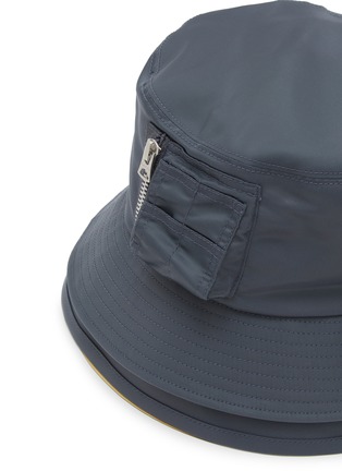 Detail View - Click To Enlarge - SACAI - Nylon Twill Pocket Double Brim Hat