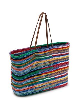 Detail View - Click To Enlarge - MIU MIU - Paglia Cotton Crochet Tote Bag