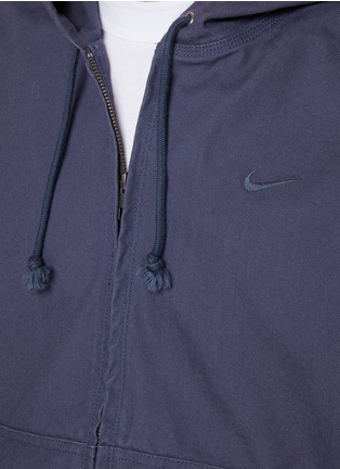  - NIKE - Sashiko Elbow Zip Up Cotton Hoodie