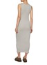 Back View - Click To Enlarge - JW ANDERSON - Embroidered Logo Twisted Strap Cotton Dress