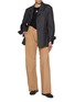 Figure View - Click To Enlarge - JW ANDERSON - Twisted Cotton Wide Leg Workwear Pants