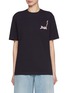 Main View - Click To Enlarge - JW ANDERSON - Real Sleep Print Cotton T-shirt