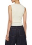 Back View - Click To Enlarge - JW ANDERSON - Lace-Trim V-Neck Cotton Blend Vest