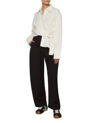 Figure View - Click To Enlarge - JW ANDERSON - Draped Twisted Waist Shirt