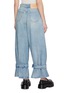 Back View - Click To Enlarge - JW ANDERSON - Buckled Cuff Light Wash Jeans