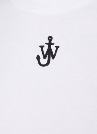  - JW ANDERSON - Embroidered Anchor Panelled Cotton T-Shirt