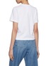 Back View - Click To Enlarge - JW ANDERSON - Embroidered Anchor Panelled Cotton T-Shirt