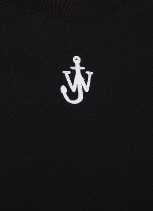  - JW ANDERSON - Embroidered Anchor Panelled Cotton T-Shirt