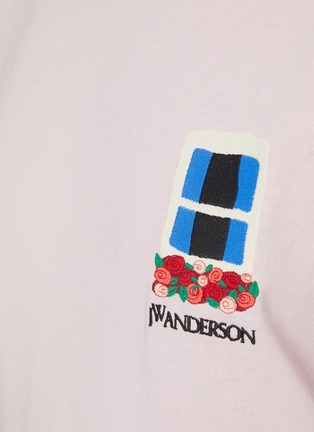  - JW ANDERSON - Window Embroidery Cotton T-Shirt