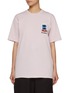 Main View - Click To Enlarge - JW ANDERSON - Window Embroidery Cotton T-Shirt