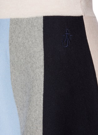  - JW ANDERSON - Panelled Cotton Cashmere Scarf Skirt