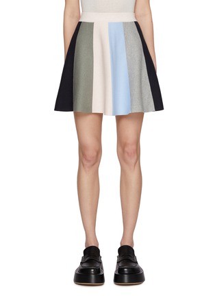 JW ANDERSON | Panelled Cotton Cashmere Scarf Skirt