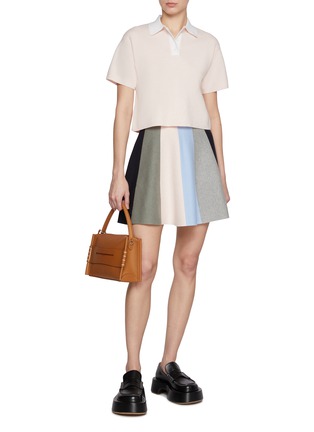 JW ANDERSON | Panelled Cotton Cashmere Scarf Skirt