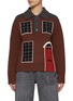 Main View - Click To Enlarge - JW ANDERSON - House Motif Knitted Wool Polo Sweater