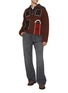 Figure View - Click To Enlarge - JW ANDERSON - House Motif Knitted Wool Polo Sweater