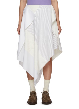 Main View - Click To Enlarge - JW ANDERSON - Asymmetrical Patchwork Skirt