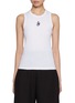 Main View - Click To Enlarge - JW ANDERSON - Embroidered Anchor Cotton Vest